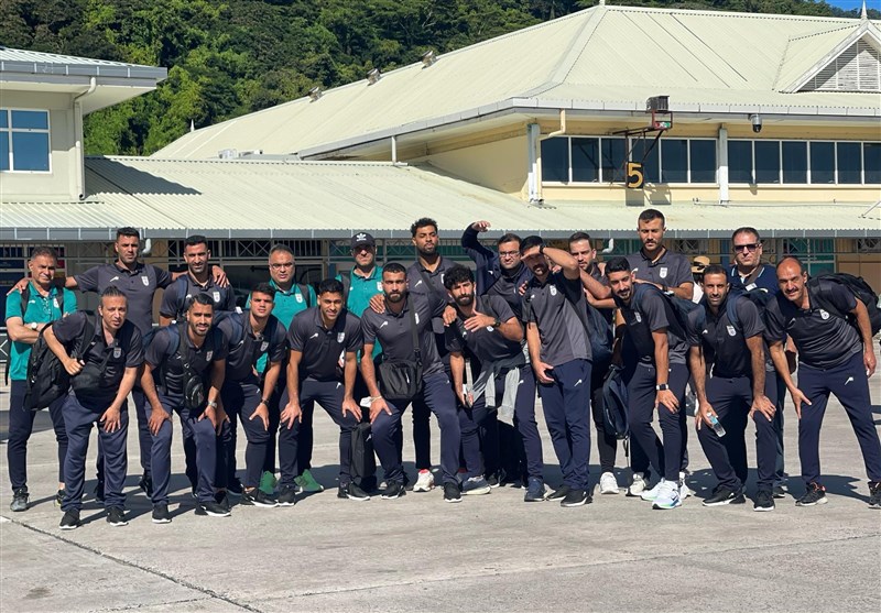 Iran Beach Soccer Team arrives in Seychelles