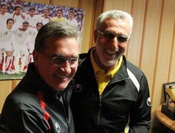 Old friends, Branko Ivankovic and Hossein Faraki, meet again after 9 years.